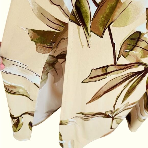 TAHARI sleeveless floral sheath style maxi dress size small. - Picture 5 of 8